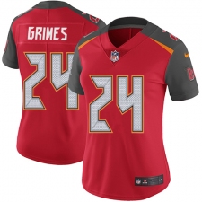Women's Nike Tampa Bay Buccaneers #24 Brent Grimes Elite Red Team Color NFL Jersey
