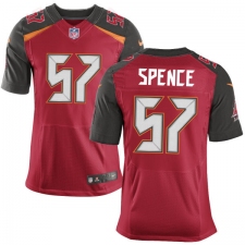 Men's Nike Tampa Bay Buccaneers #57 Noah Spence Elite Red Team Color NFL Jersey