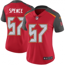 Women's Nike Tampa Bay Buccaneers #57 Noah Spence Elite Red Team Color NFL Jersey