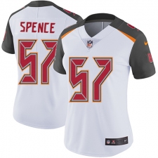 Women's Nike Tampa Bay Buccaneers #57 Noah Spence White Vapor Untouchable Limited Player NFL Jersey