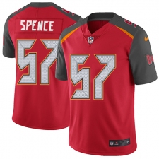 Youth Nike Tampa Bay Buccaneers #57 Noah Spence Red Team Color Vapor Untouchable Limited Player NFL Jersey