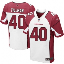 Men's Nike Arizona Cardinals #40 Pat Tillman Elite White NFL Jersey