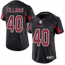 Women's Nike Arizona Cardinals #40 Pat Tillman Limited Black Rush Vapor Untouchable NFL Jersey