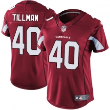 Women's Nike Arizona Cardinals #40 Pat Tillman Red Team Color Vapor Untouchable Limited Player NFL Jersey