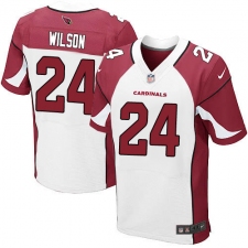Men's Nike Arizona Cardinals #24 Adrian Wilson Elite White NFL Jersey