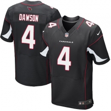 Men's Nike Arizona Cardinals #4 Phil Dawson Elite Black Alternate NFL Jersey