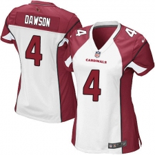 Women's Nike Arizona Cardinals #4 Phil Dawson Game White NFL Jersey