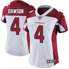 Women's Nike Arizona Cardinals #4 Phil Dawson White Vapor Untouchable Limited Player NFL Jersey