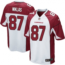Men's Nike Arizona Cardinals #87 Troy Niklas Game White NFL Jersey