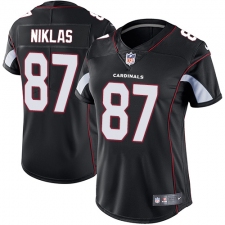 Women's Nike Arizona Cardinals #87 Troy Niklas Black Alternate Vapor Untouchable Limited Player NFL Jersey