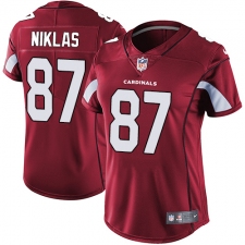Women's Nike Arizona Cardinals #87 Troy Niklas Red Team Color Vapor Untouchable Limited Player NFL Jersey