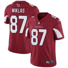 Youth Nike Arizona Cardinals #87 Troy Niklas Red Team Color Vapor Untouchable Limited Player NFL Jersey