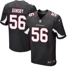 Men's Nike Arizona Cardinals #56 Karlos Dansby Elite Black Alternate NFL Jersey