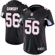 Women's Nike Arizona Cardinals #56 Karlos Dansby Elite Black Alternate NFL Jersey