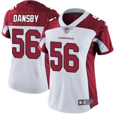 Women's Nike Arizona Cardinals #56 Karlos Dansby Elite White NFL Jersey