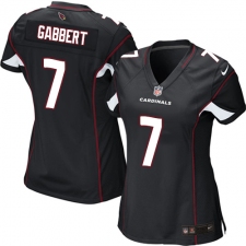 Women's Nike Arizona Cardinals #7 Blaine Gabbert Game Black Alternate NFL Jersey