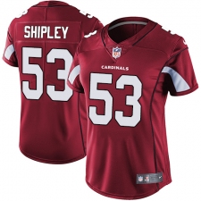 Women's Nike Arizona Cardinals #53 A.Q. Shipley Elite Red Team Color NFL Jersey