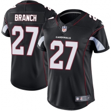Women's Nike Arizona Cardinals #27 Tyvon Branch Elite Black Alternate NFL Jersey