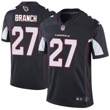Youth Nike Arizona Cardinals #27 Tyvon Branch Elite Black Alternate NFL Jersey