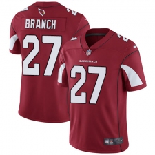 Youth Nike Arizona Cardinals #27 Tyvon Branch Elite Red Team Color NFL Jersey