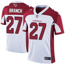 Youth Nike Arizona Cardinals #27 Tyvon Branch White Vapor Untouchable Limited Player NFL Jersey
