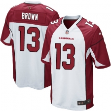 Men's Nike Arizona Cardinals #13 Jaron Brown Game White NFL Jersey