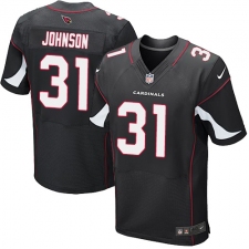 Men's Nike Arizona Cardinals #31 David Johnson Elite Black Alternate NFL Jersey