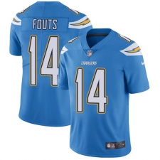 Youth Nike Los Angeles Chargers #14 Dan Fouts Elite Electric Blue Alternate NFL Jersey