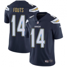 Youth Nike Los Angeles Chargers #14 Dan Fouts Navy Blue Team Color Vapor Untouchable Limited Player NFL Jersey