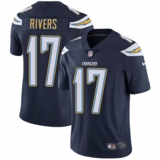 Youth Nike Los Angeles Chargers #17 Philip Rivers Elite Navy Blue Team Color NFL Jersey