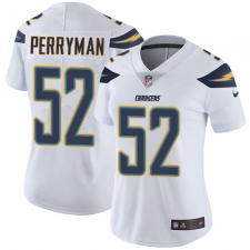 Women's Nike Los Angeles Chargers #52 Denzel Perryman White Vapor Untouchable Limited Player NFL Jersey