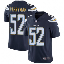 Youth Nike Los Angeles Chargers #52 Denzel Perryman Elite Navy Blue Team Color NFL Jersey