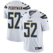 Youth Nike Los Angeles Chargers #52 Denzel Perryman Elite White NFL Jersey