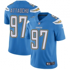 Youth Nike Los Angeles Chargers #97 Jeremiah Attaochu Electric Blue Alternate Vapor Untouchable Limited Player NFL Jersey