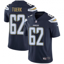 Youth Nike Los Angeles Chargers #62 Max Tuerk Navy Blue Team Color Vapor Untouchable Limited Player NFL Jersey