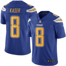 Youth Nike Los Angeles Chargers #8 Drew Kaser Limited Electric Blue Rush Vapor Untouchable NFL Jersey