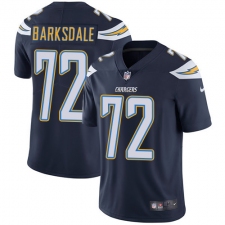 Men's Nike Los Angeles Chargers #72 Joe Barksdale Navy Blue Team Color Vapor Untouchable Limited Player NFL Jersey