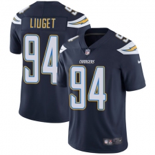 Youth Nike Los Angeles Chargers #94 Corey Liuget Elite Navy Blue Team Color NFL Jersey