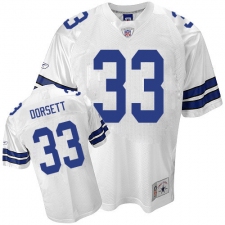 Reebok Dallas Cowboys #33 Tony Dorsett Premier EQT White Legend Throwback NFL Jersey