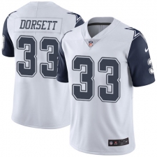 Youth Nike Dallas Cowboys #33 Tony Dorsett Limited White Rush Vapor Untouchable NFL Jersey