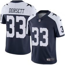 Youth Nike Dallas Cowboys #33 Tony Dorsett Navy Blue Throwback Alternate Vapor Untouchable Limited Player NFL Jersey