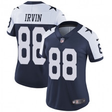Women's Nike Dallas Cowboys #88 Michael Irvin Elite Navy Blue Throwback Alternate NFL Jersey