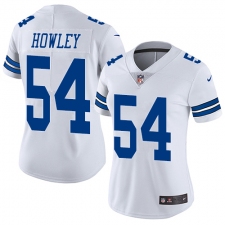 Women's Nike Dallas Cowboys #54 Chuck Howley Elite White NFL Jersey
