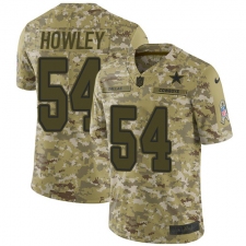 Youth Nike Dallas Cowboys #54 Chuck Howley Limited Camo 2018 Salute to Service NFL Jersey