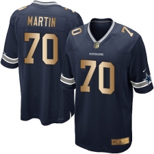 Youth Nike Dallas Cowboys #70 Zack Martin Elite Navy/Gold Team Color NFL Jersey
