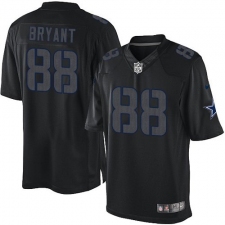 Men's Nike Dallas Cowboys #88 Dez Bryant Limited Black Impact NFL Jersey