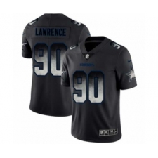 Men Dallas Cowboys #90 Demarcus Lawrence Black Smoke Fashion Limited Jersey