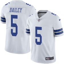 Youth Nike Dallas Cowboys #5 Dan Bailey White Vapor Untouchable Limited Player NFL Jersey