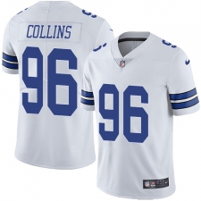 Youth Nike Dallas Cowboys #96 Maliek Collins White Vapor Untouchable Limited Player NFL Jersey
