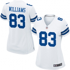 Women's Nike Dallas Cowboys #83 Terrance Williams Game White NFL Jersey